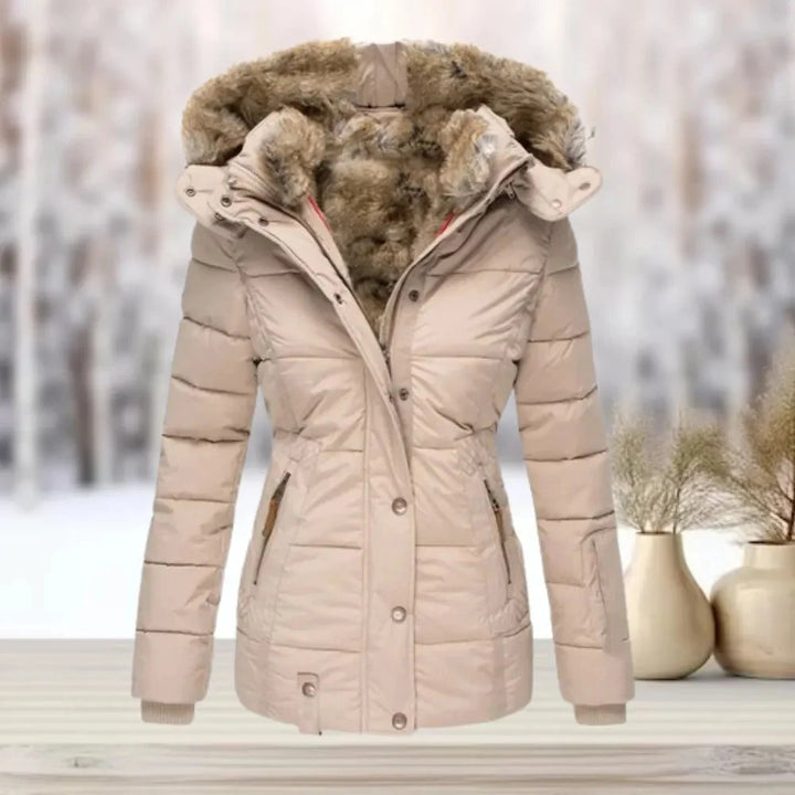Mila Fur-Lined Down Puffer Jacket Artisio