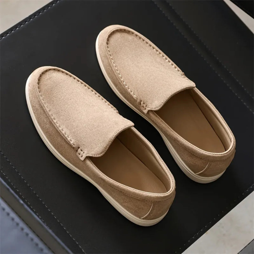 Milan Ultra-Lightweight Suede Loafers Artisio