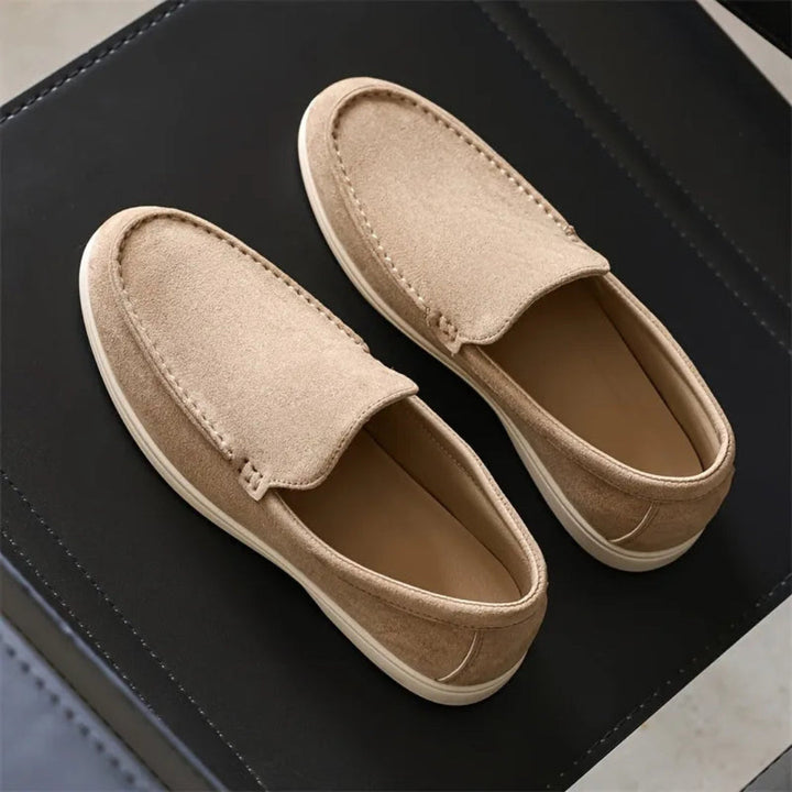 Milan Ultra-Lightweight Suede Loafers Artisio