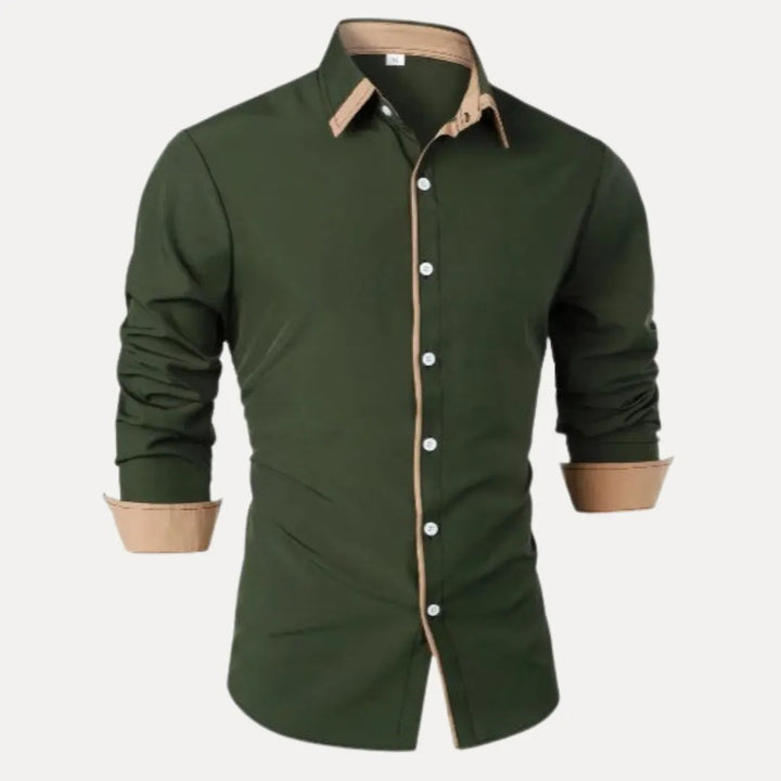 Milo Contrast Long Sleeve Shirt