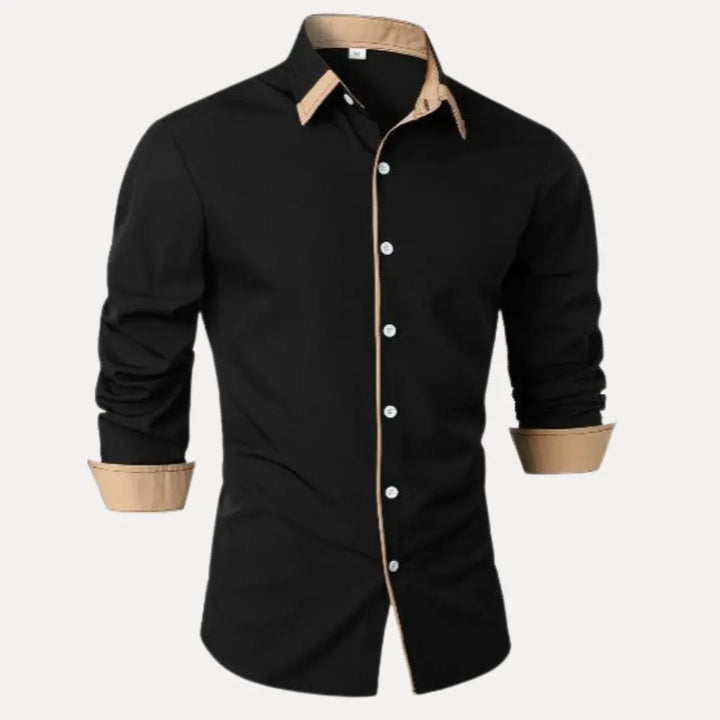 Milo Contrast Long Sleeve Shirt