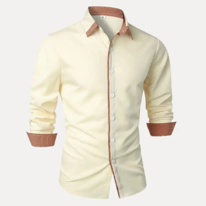 Milo Contrast Long Sleeve Shirt