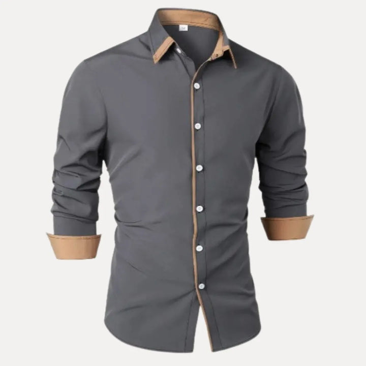 Milo Contrast Long Sleeve Shirt