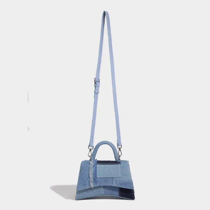 Mini Denim Patchwork Handbag Artisio