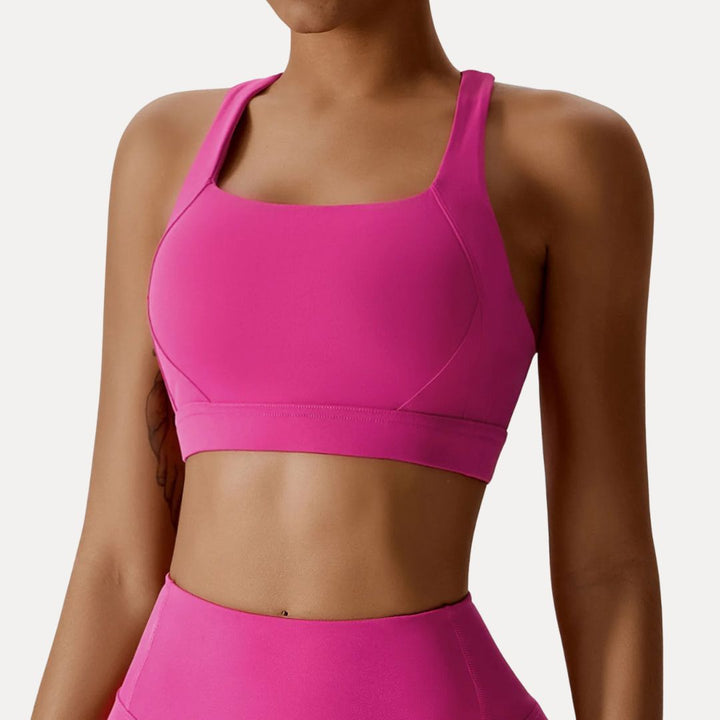 Mira Cross-Back Sports Bra