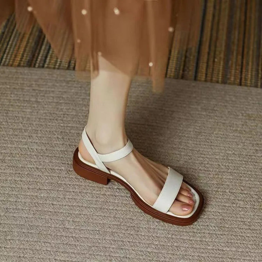 Mitch Open-Toe Adjustable Strap Flat Sandals Artisio