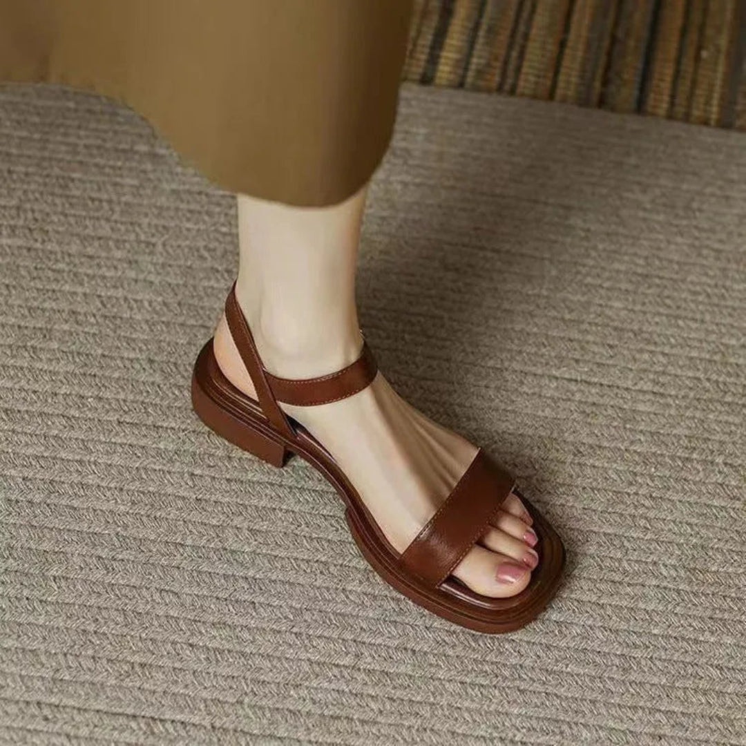 Mitch Open-Toe Adjustable Strap Flat Sandals Artisio