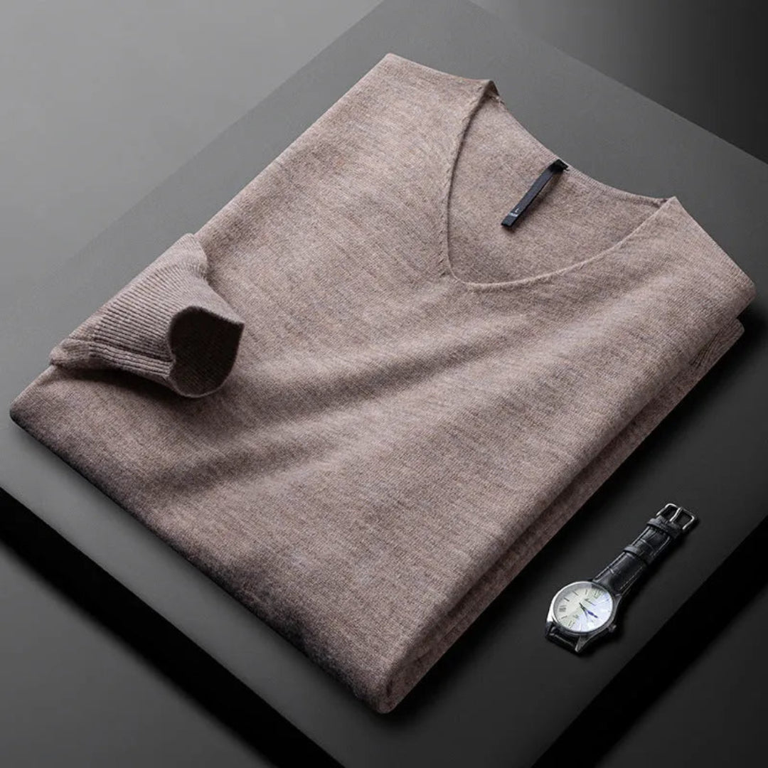 Myles Cashmere V-Neck Sweater Artisio