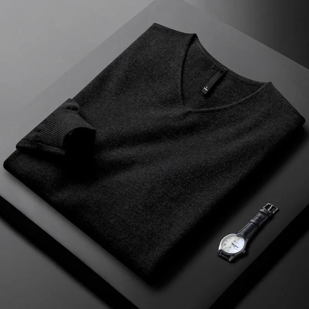 Myles Cashmere V-Neck Sweater Artisio