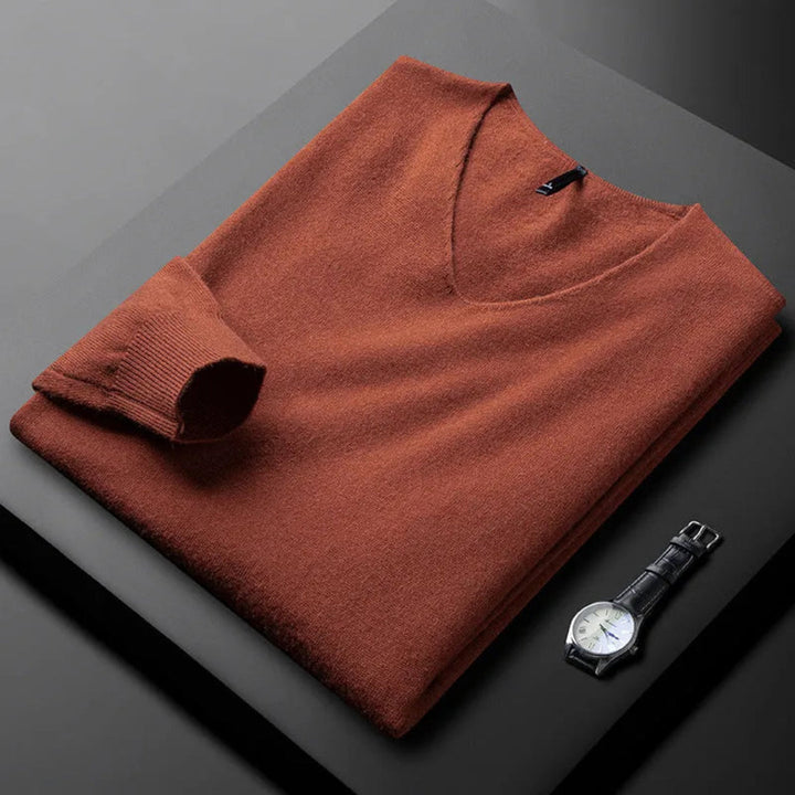 Myles Cashmere V-Neck Sweater Artisio