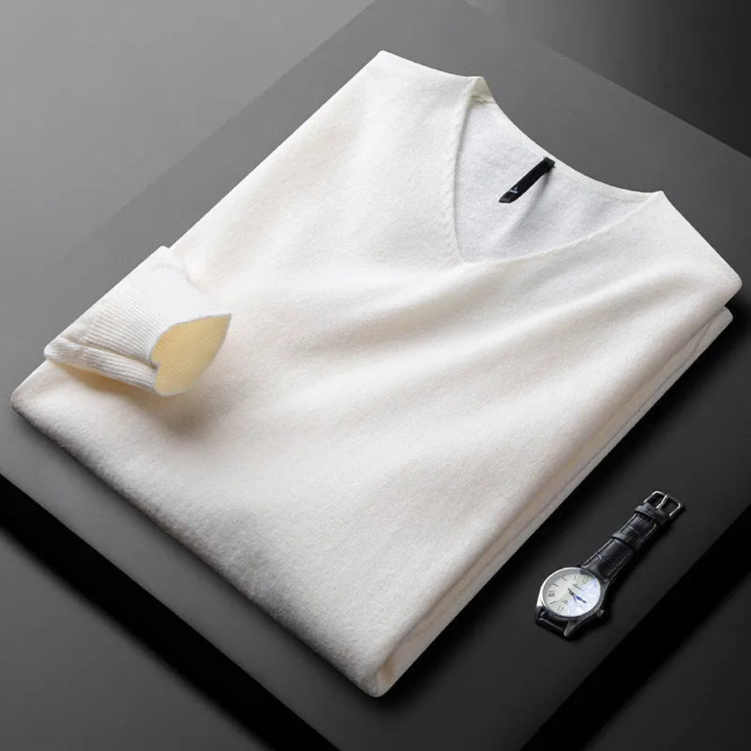 Myles Cashmere V-Neck Sweater Artisio