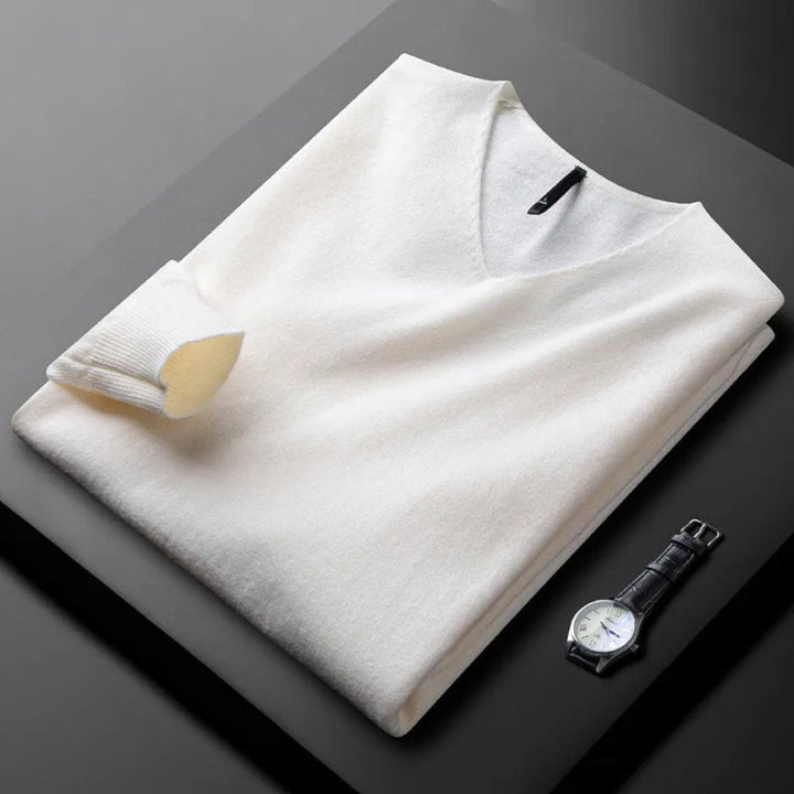 Myles Cashmere V-Neck Sweater Artisio
