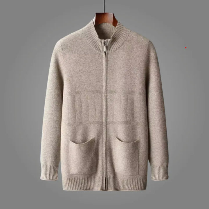 Nancy Wool Full-Zip Cardigan
