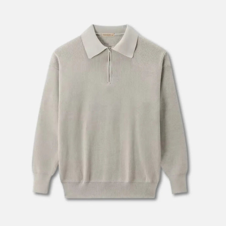 Nathaniel Collared Knit Sweater Artisio