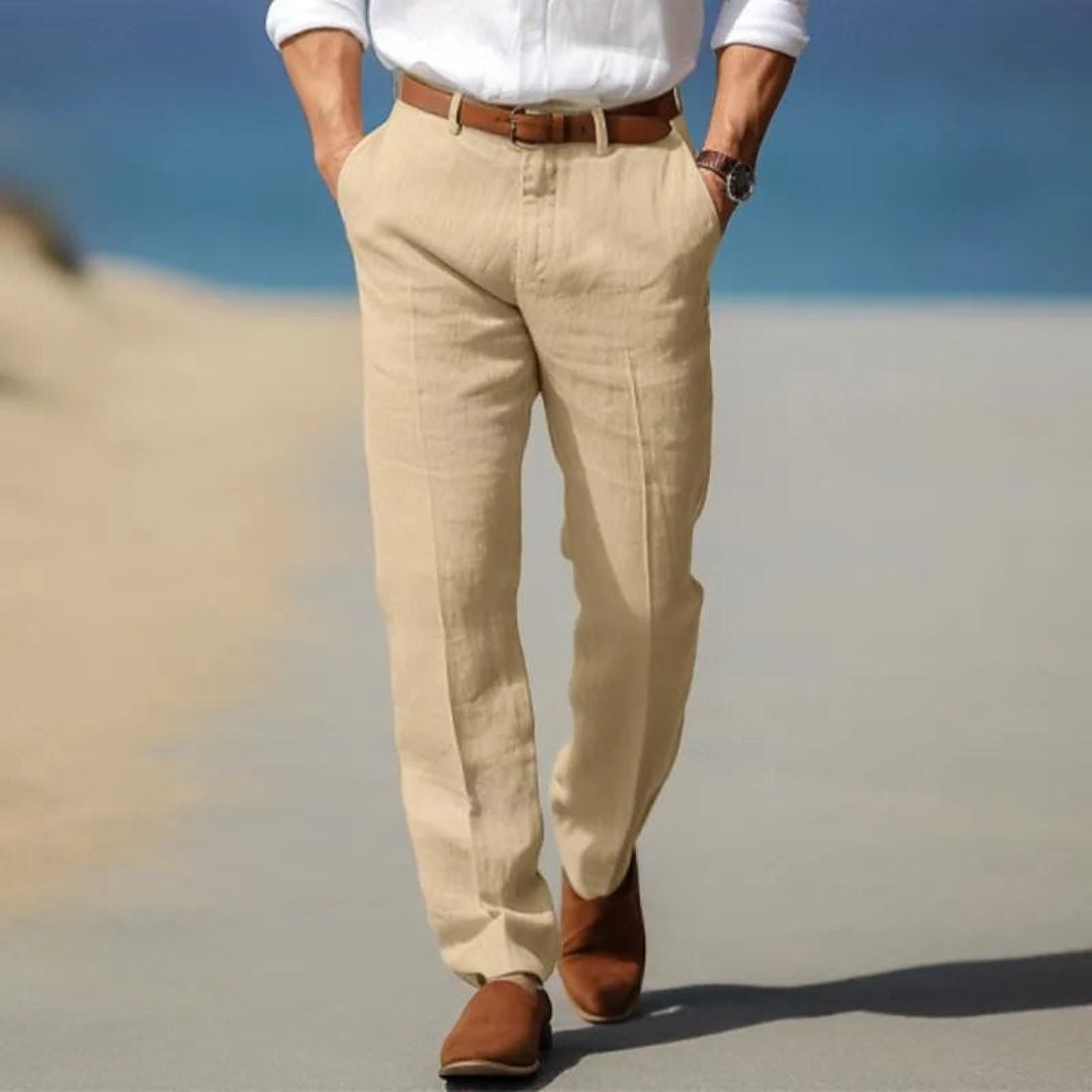 Neil Lightweight Linen Tailoerd Pants