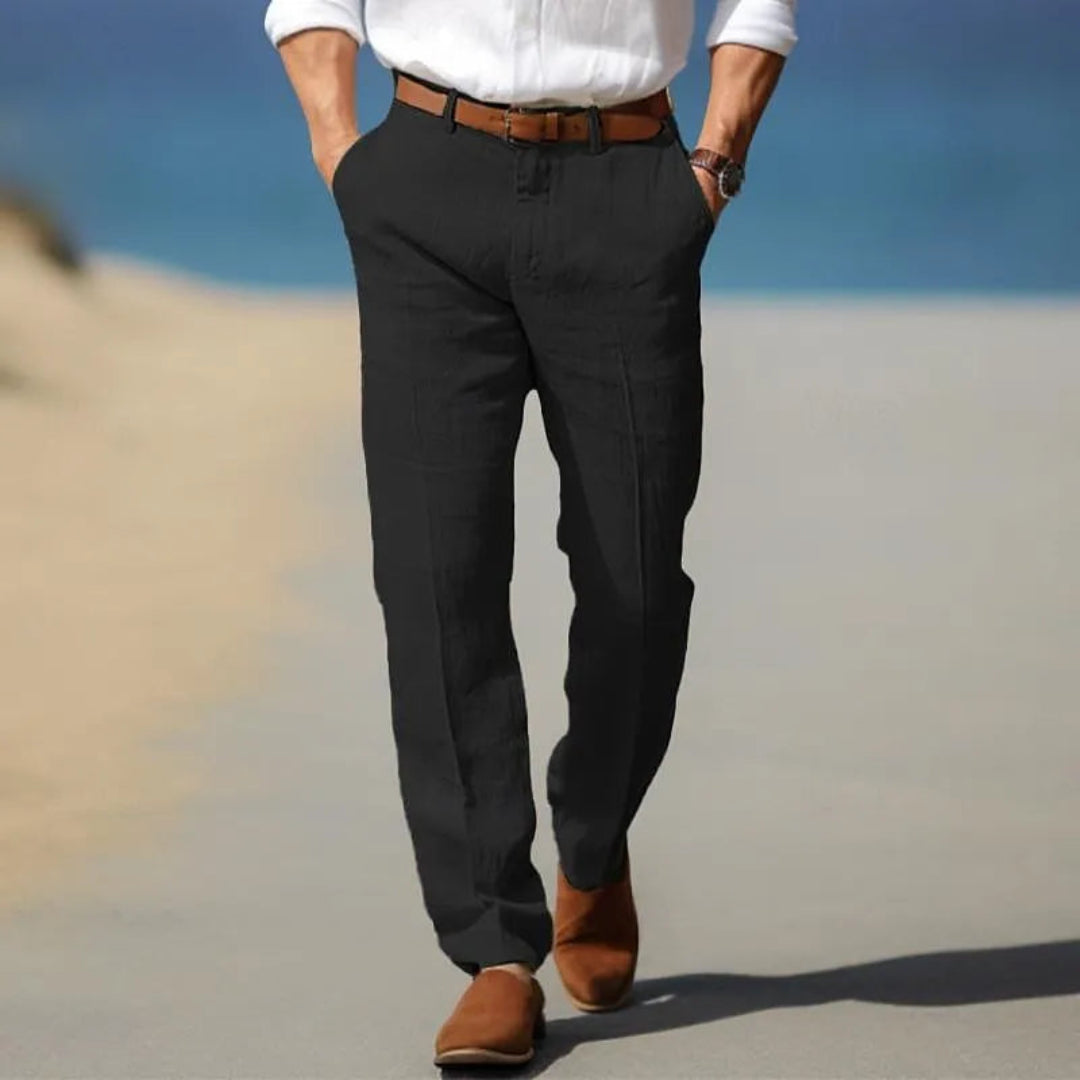 Neil Lightweight Linen Tailoerd Pants
