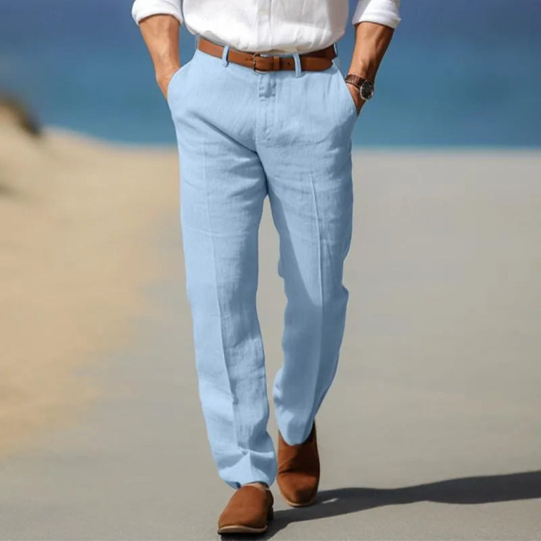 Neil Lightweight Linen Tailoerd Pants