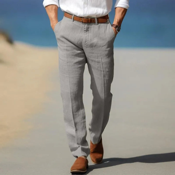 Neil Lightweight Linen Tailoerd Pants