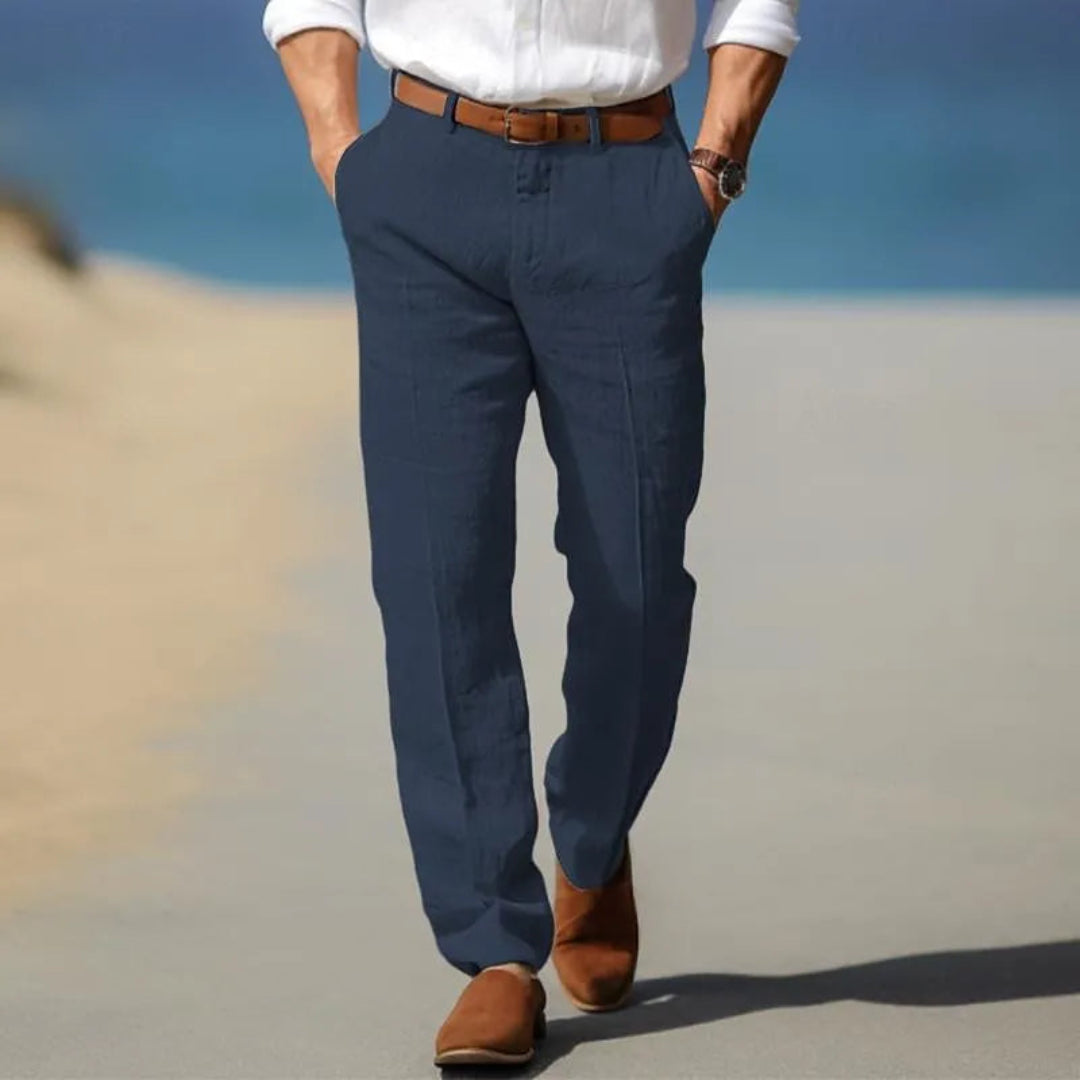 Neil Lightweight Linen Tailoerd Pants