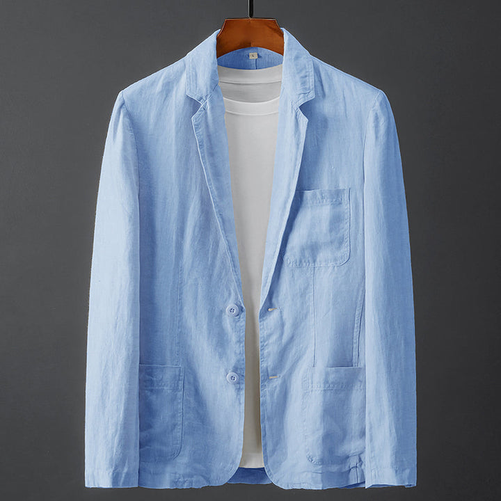 Aristo-Calou Minimalist Linen Blazer