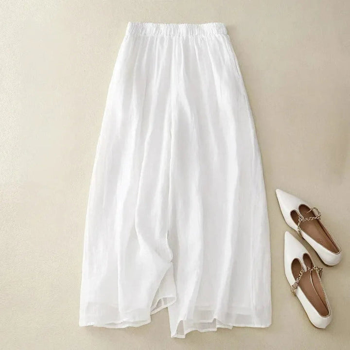 Nicki Wide-Leg Linen Trousers Artisio