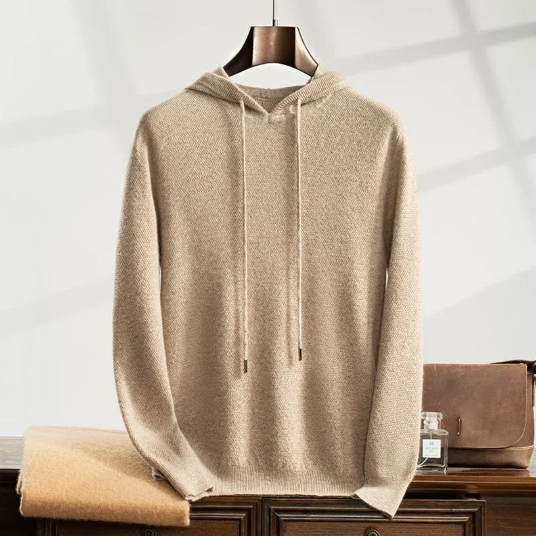 Noel Cashmere Knit Hooded Sweater Artisio