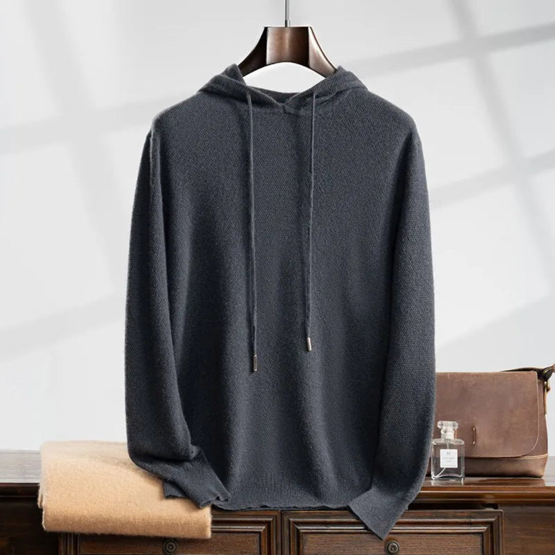 Noel Cashmere Knit Hooded Sweater Artisio