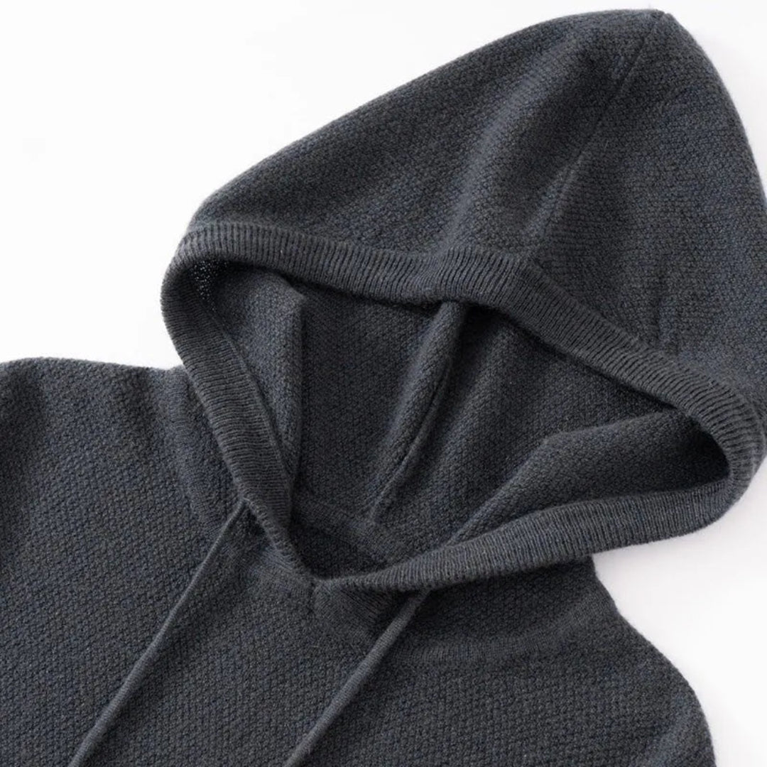 Noel Cashmere Knit Hooded Sweater Artisio