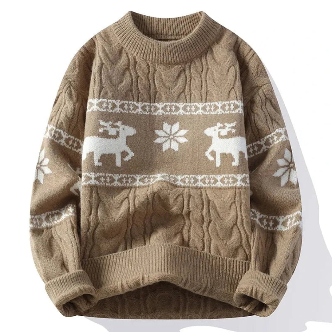 Noel Men's Reindeer Holiday Sweater Artisio