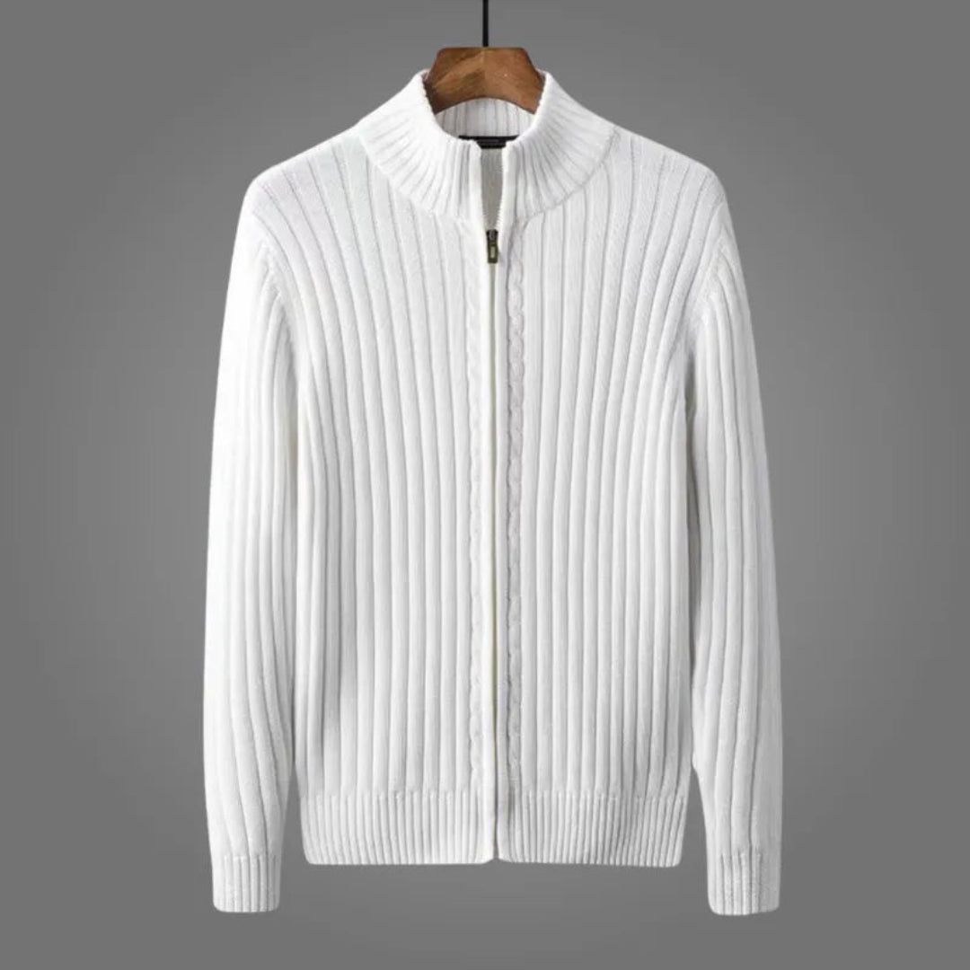 Noel Ribbed Knitted Cardigan Artisio