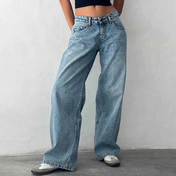 Noreen High-Waisted Wide-Leg Jeans Artisio