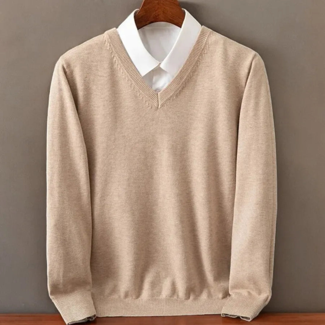 Orlando Cashmere V-Neck Sweater Artisio