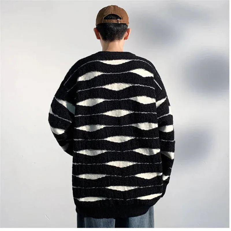 Oscar Wave Knit Sweater Artisio