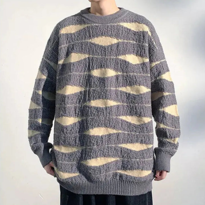 Oscar Wave Knit Sweater Artisio