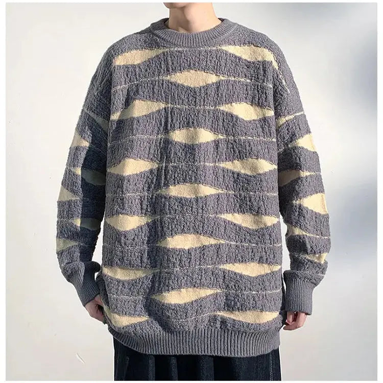 Oscar Wave Knit Sweater Artisio