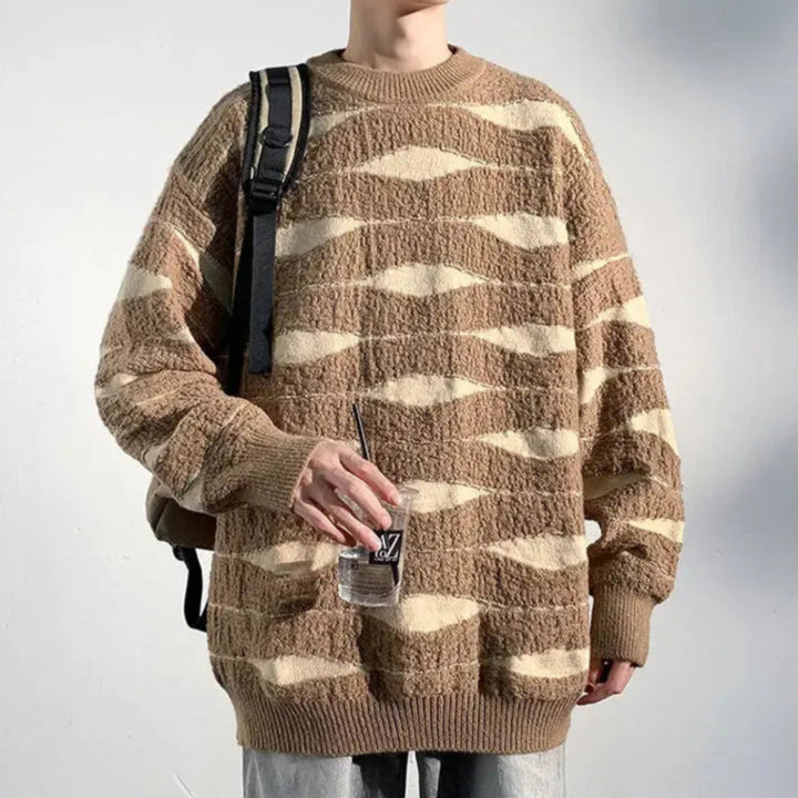 Oscar Wave Knit Sweater Artisio