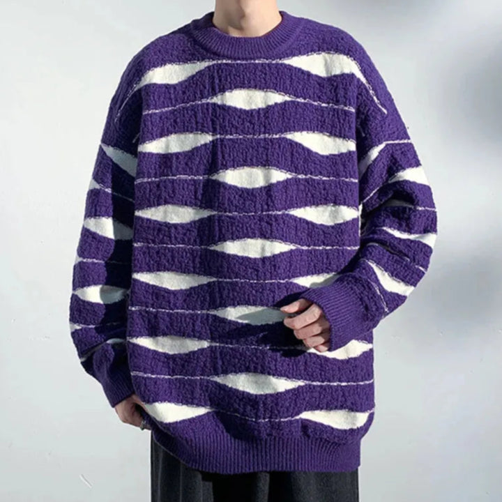 Oscar Wave Knit Sweater Artisio