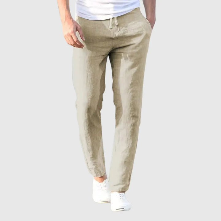 Paul Linen-Blend Relaxed Pants