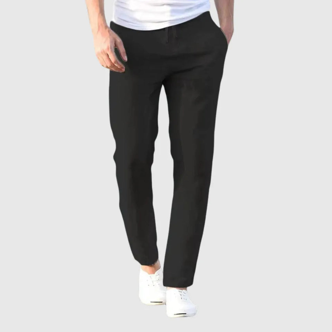 Paul Linen-Blend Relaxed Pants