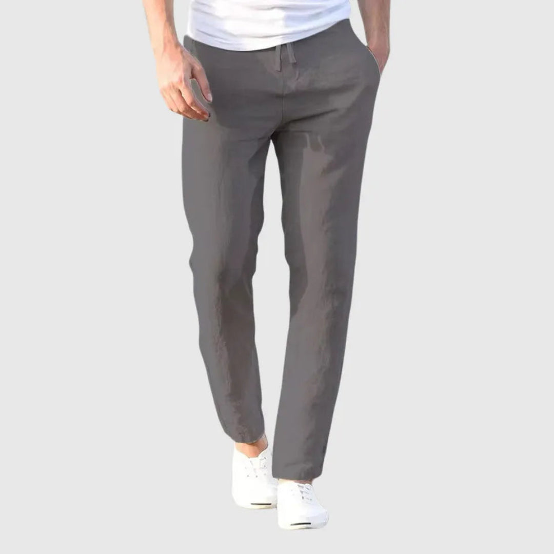 Paul Linen-Blend Relaxed Pants