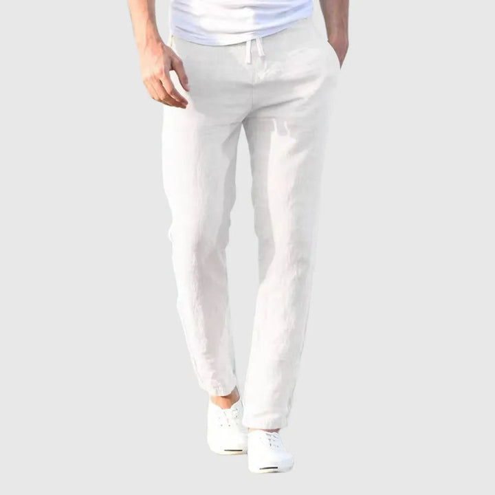 Paul Linen-Blend Relaxed Pants