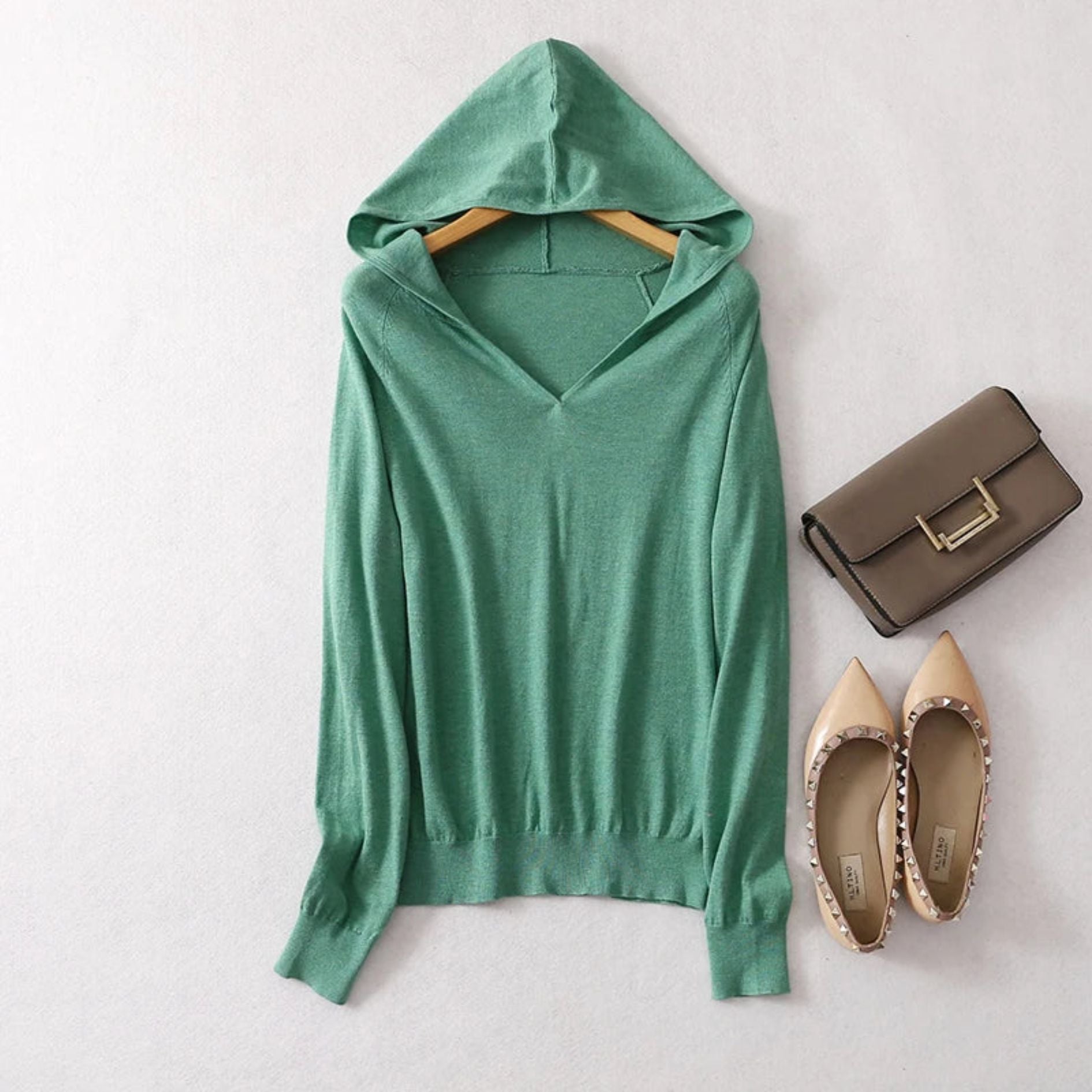 Gabrielle Classic Cashmere Hoodie Artisio