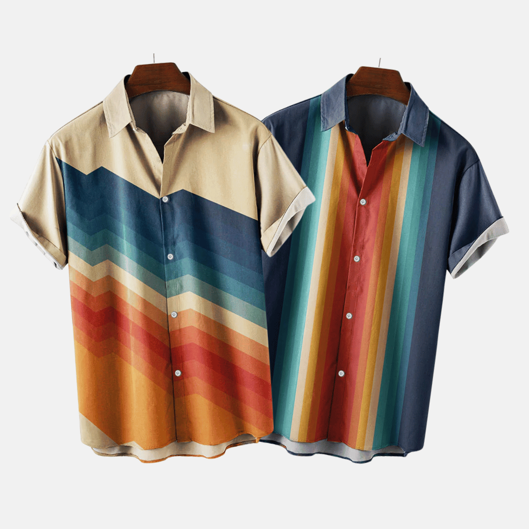 Pierre-André Retro Linen Button-Down Shirt