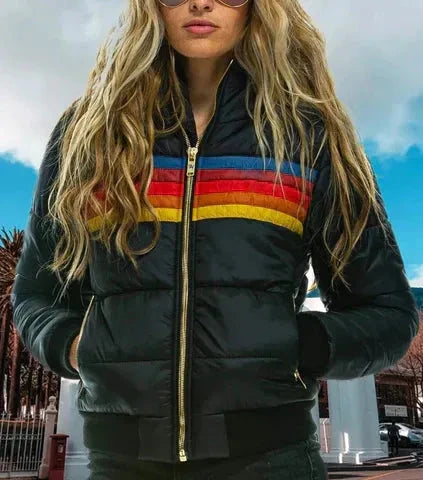 Piper Color Block Puffer Jacket Artisio