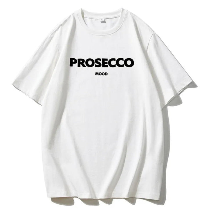 Prosecco Mood Oversized Statement Tee Artisio