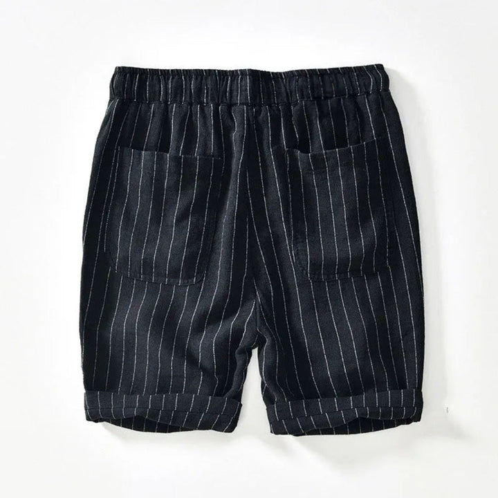 Raegan Knee-Length Linen Shorts Artisio