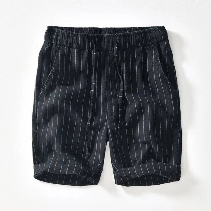 Raegan Knee-Length Linen Shorts Artisio