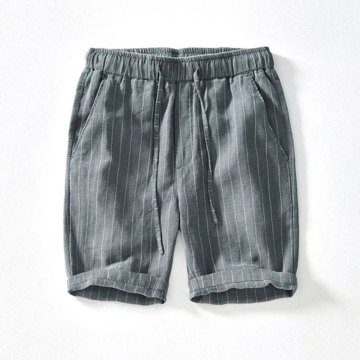 Raegan Knee-Length Linen Shorts Artisio