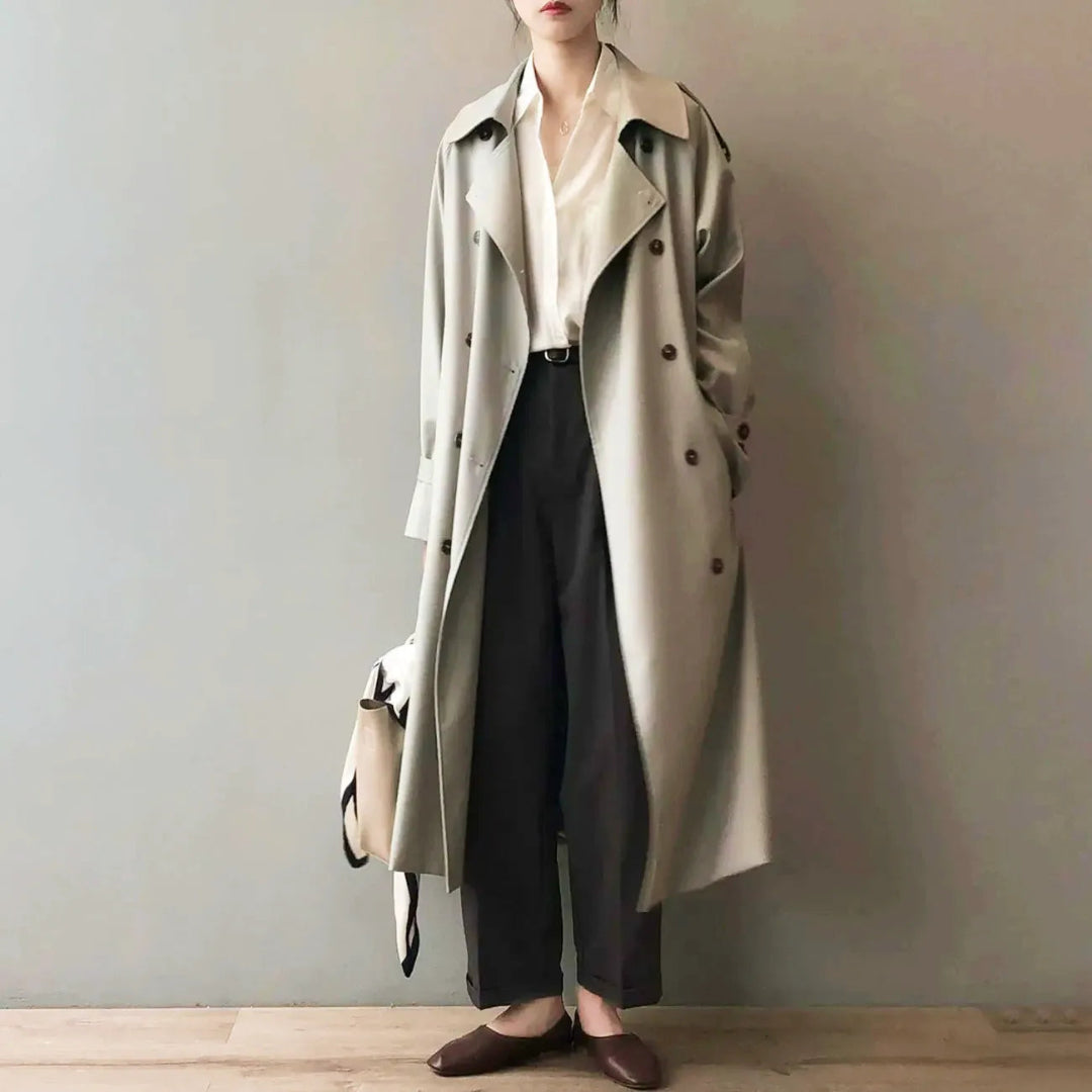 Rafaela Double-Breasted Trench Coat Artisio