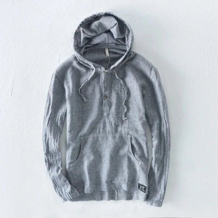 Rana Hooded Button-Up Shirt Artisio